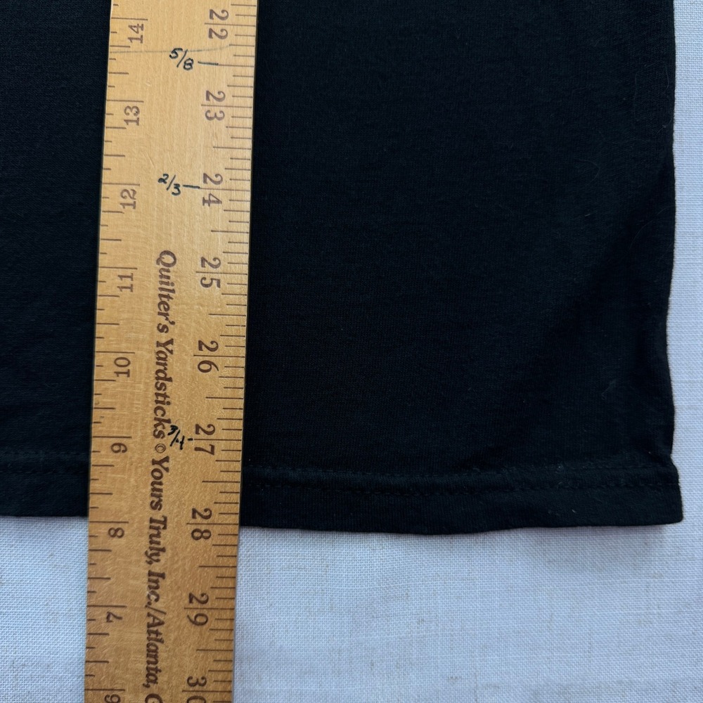 5 O'Clock Somewhere T-Shirt Womens Large Black Rhinestone Bling Tee Buffett Y2K - Picture 5 of 7